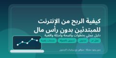 الربح من الإنترنت للمبتدئين بلا رأس مال